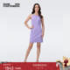 DVF2025秋冬新款 丁香紫连衣裙DS2T024