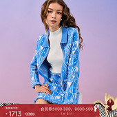 WC4R004 LOGO针织开衫 博主同款 DVFPOLO领毛衣外套DVF