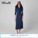 式 DVF2026春夏海军蓝衬衫 裹身裙MR85E00 摩登针织