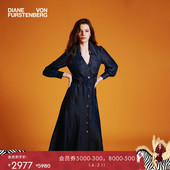 DVF衬衫 丹宁牛仔 裙空气丹宁牛仔连衣裙DL1T012