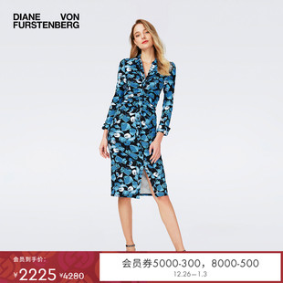 DVF衬衫 连衣裙DL4R051 裙艺术印花海文针织长袖