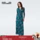 竹林花影腰部扭结宴会礼服长裙GL3T001 DVF2025秋冬新款 季 末甄选