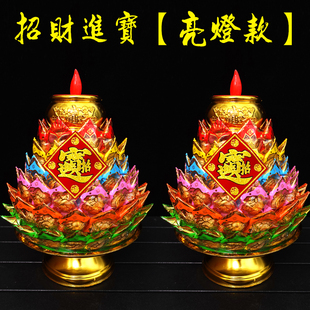 彩色莲花供佛糖塔七彩荷叶莲花旺来菠萝糖塔潮汕闽南拜天公手工