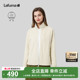 LAFUMA乐飞叶户外秋冬加厚宽松抓绒衣女雀巢绒拼接立领休闲外套