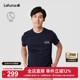法国LAFUMA乐飞叶户外通勤快干短袖 男纯色休闲圆领上衣 T恤衫