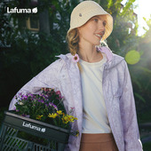 LAFUMA乐飞叶户外春季 防泼水防风运动跑步连帽夹克女休闲外套上衣
