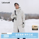 连帽保暖羽绒服男防泼水防寒外套 长款 LAFUMA乐飞叶户外冬季 时尚