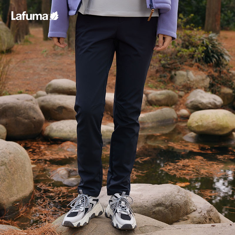 Lafuma防泼水加绒软壳长裤