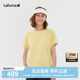 T恤女士运动休闲侧抽绳上衣 速干圆领短袖 LAFUMA乐飞叶夏季 新品