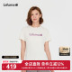LAFUMA乐飞叶户外夏季 吸湿速干T恤女 百搭凉感运动大logo圆领短袖