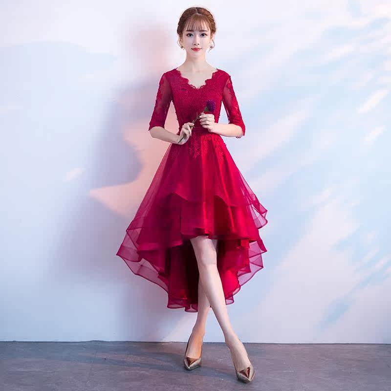 新娘敬酒服2019新款夏款现代红色短款显瘦结婚订婚晚礼服连衣裙女|msdalam kategori Butik wanita / wanita, perkahwinan/Cheongsam/pakaian, pakaian/malam - dari Buy2taobao.com untuk memberikan perkhidmatan ejen Taobao profesional membeli
