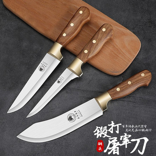 屠夫屠宰场用刀剔骨分割刀具