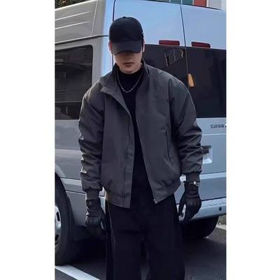 正肩夹克棉服cleanfit外套弘号