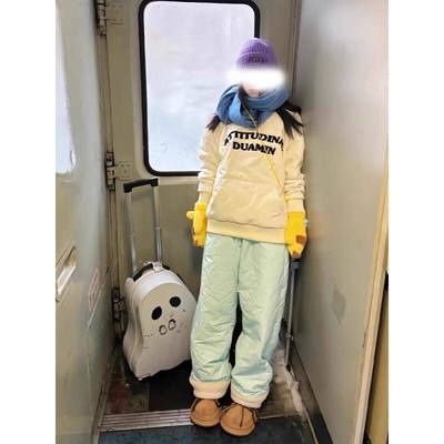 裤子哈尔滨雪乡加绒滑雪裤