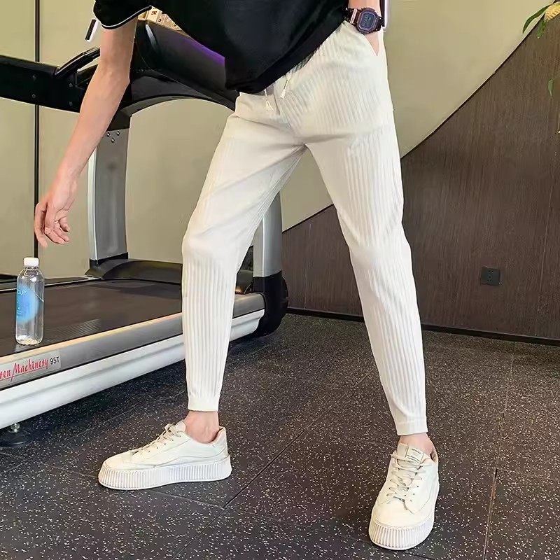 冰丝男裤休闲裤弘号潮牌