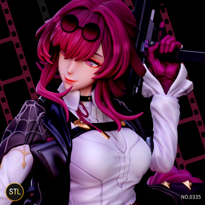 崩坏星穹铁道卡芙卡Kafka3D打印模型角色人物有分件stl