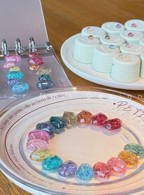 浆果硬糖碎钻胶-KIKIS精选进口日本碎钻特闪粉研制 真实折射光感