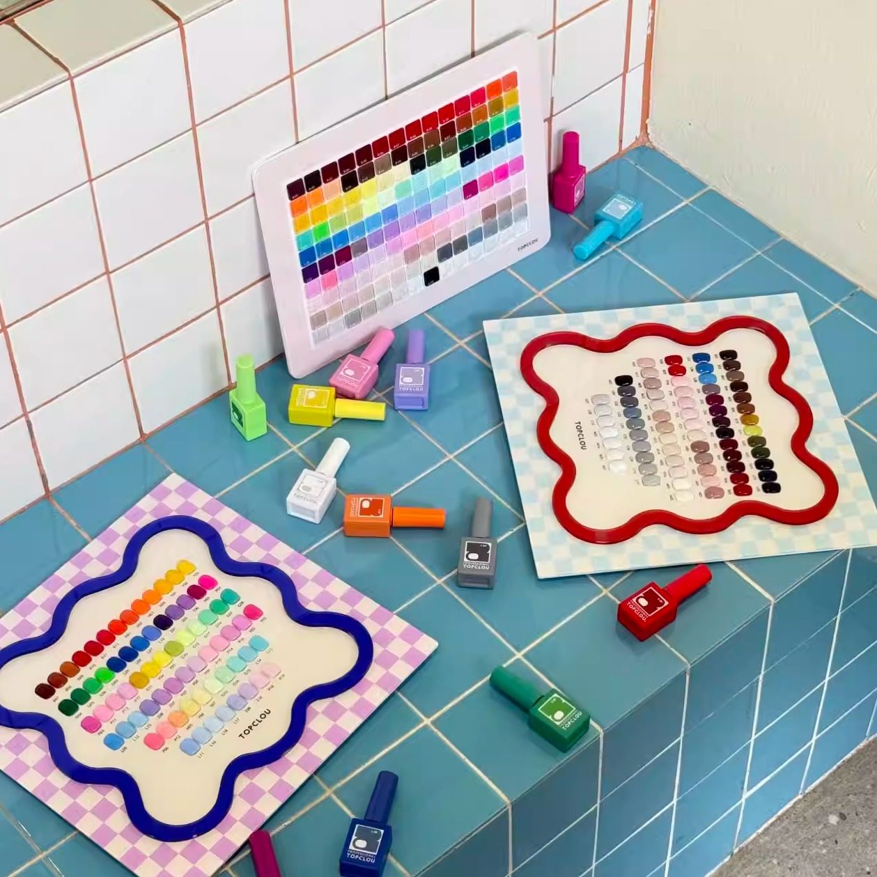 TOPCLOU整套2026迭代更新实色流平胶139色甲油胶套装专业美甲用品