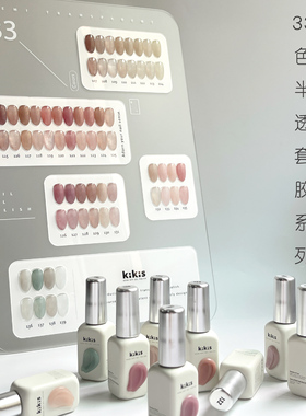 【KIKIS 单选半透107-139】 33半透肌美色甲油胶美甲店用已备案