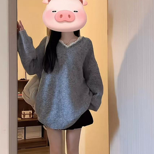 秋冬装韩系搭配一整套独特绝美减龄甜美纯欲风毛衣裙子两件套装女