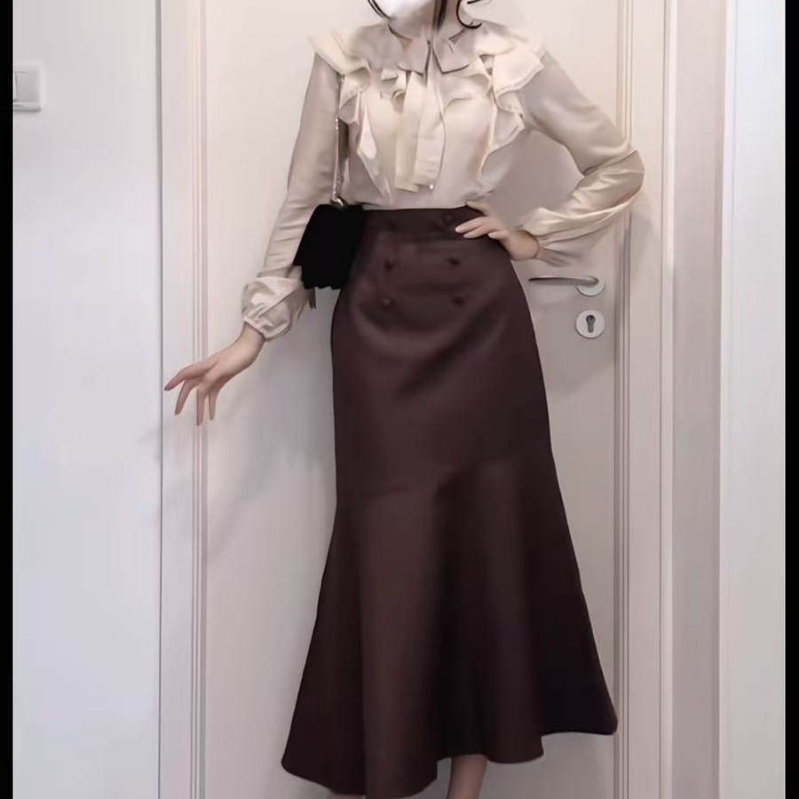 小香风上衣半身裙两件套装女