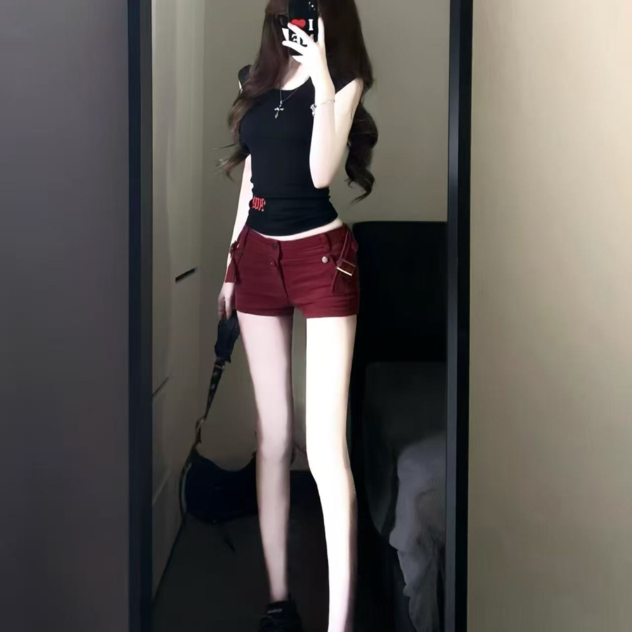 夏季酷盐系穿搭美式辣妹套装