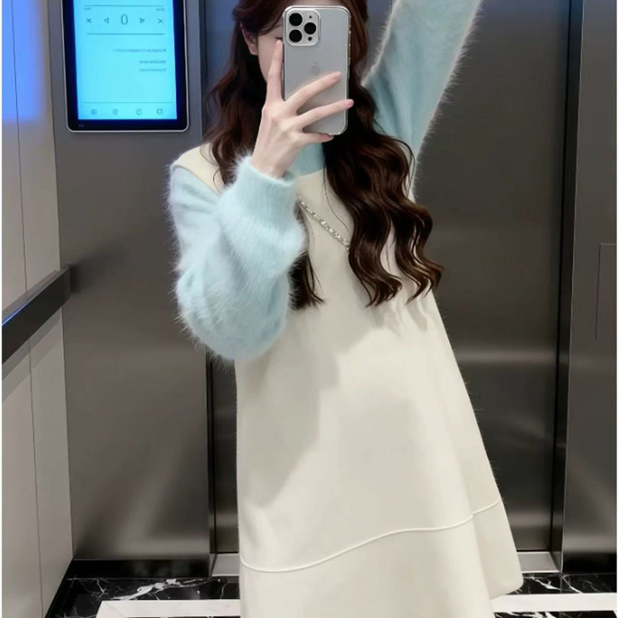 冬装穿搭一整套韩系减龄小香风巨好看独特漂亮绝美背心裙子套装女,女装/女士精品,时尚套装,淘宝优惠券,粉丝福利购,淘宝优惠卷