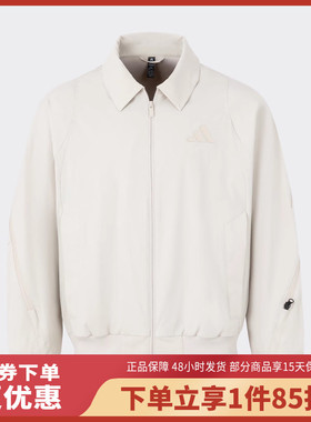 阿迪达斯陈晓同款蛇年新年加绒飞行员运动宽松翻领夹克外套JZ4194