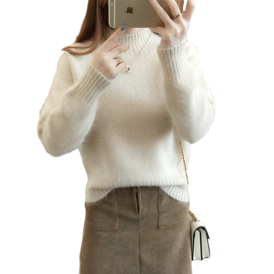 半高领秋冬新款加绒加厚打底衫