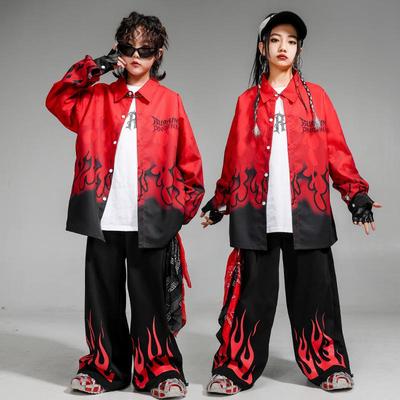 儿童哪吒街舞演出潮服