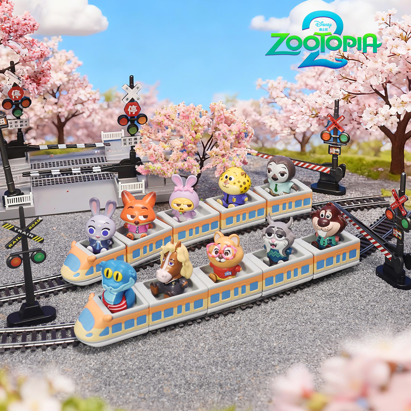 疯狂动物城2周边盲盒排排乐尼克朱迪2025火爆玩具迪士尼官方正品