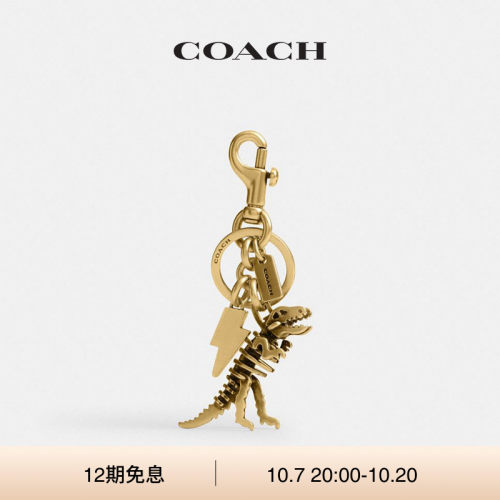 COACH/蔻驰女士小号REXY骨架手袋挂件包挂挂配饰饰高级感