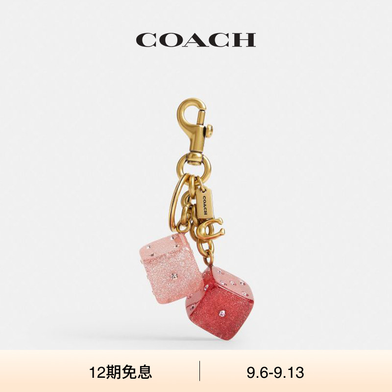COACH/蔻驰女士骰子手袋挂件包挂挂饰配饰精致高级气质图片