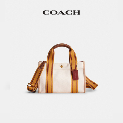 (Re)Loved Restored COACH/蔻驰女士老花 SPIN 27号托特包斜挎包