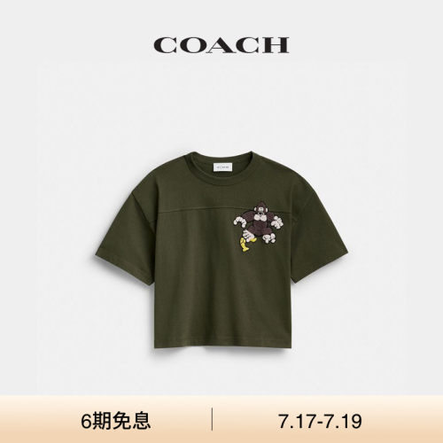 【新品】COACH | BRAIN DEAD/蔻驰男士 FOOTBALL短款T恤棉质短袖