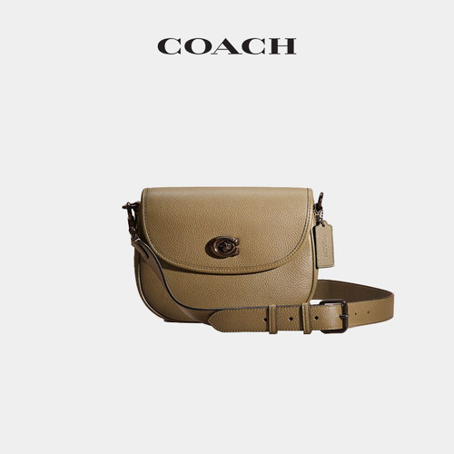 (Re)Loved Restored COACH/蔻驰女士WILLOW马鞍包斜挎包单肩包