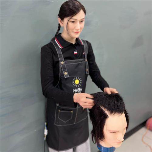 粘假发片蜡像电动蜡像机器人蜡像