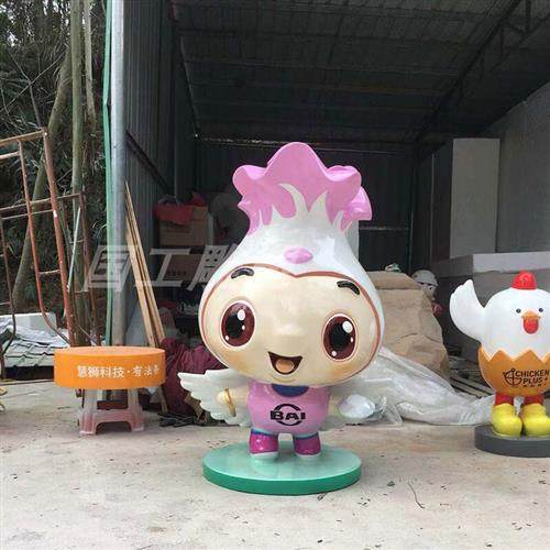 玻璃钢卡通雕塑来图定制商场美陈道具模型定做广场大型摆件定制