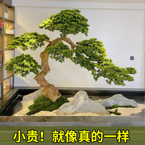 仿真迎客松松树凯恩斯仿真树