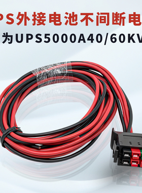 6PINUPS500A40A60KVAUPS不间断电源外接电池连接线