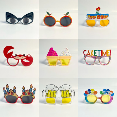 小红书同款搞怪眼镜生日派对