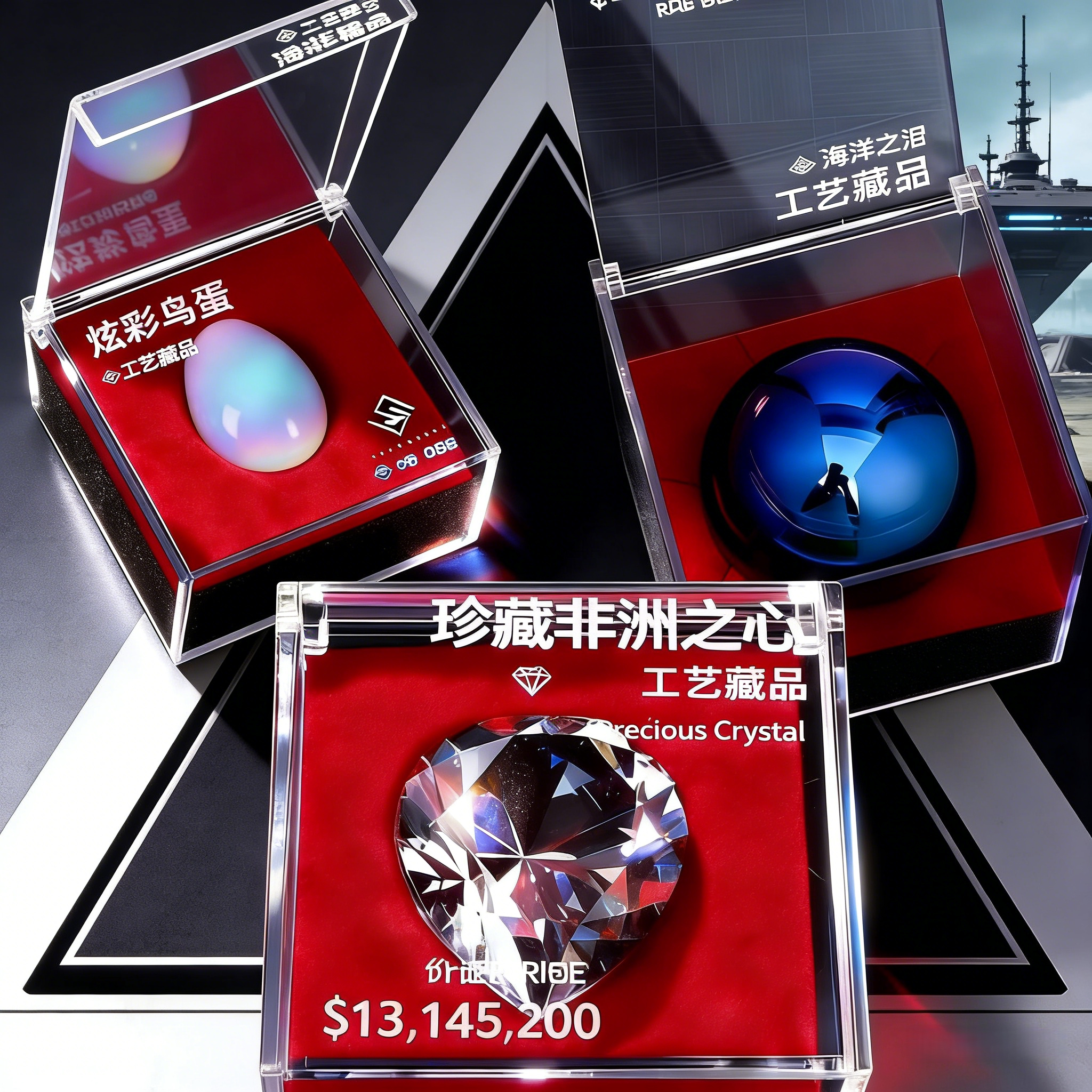 海洋之泪加大红手办模型三角洲行动官方摆件周边非洲之心星男正版图片