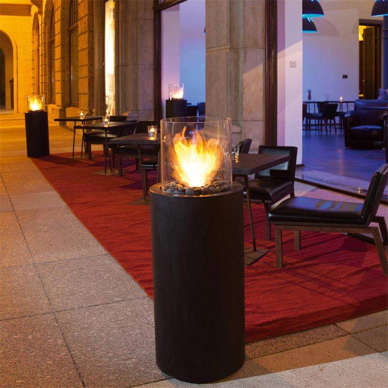 aometer户外取暖炉酒精壁炉室内乙醇真火景观取暖器户外真火壁炉