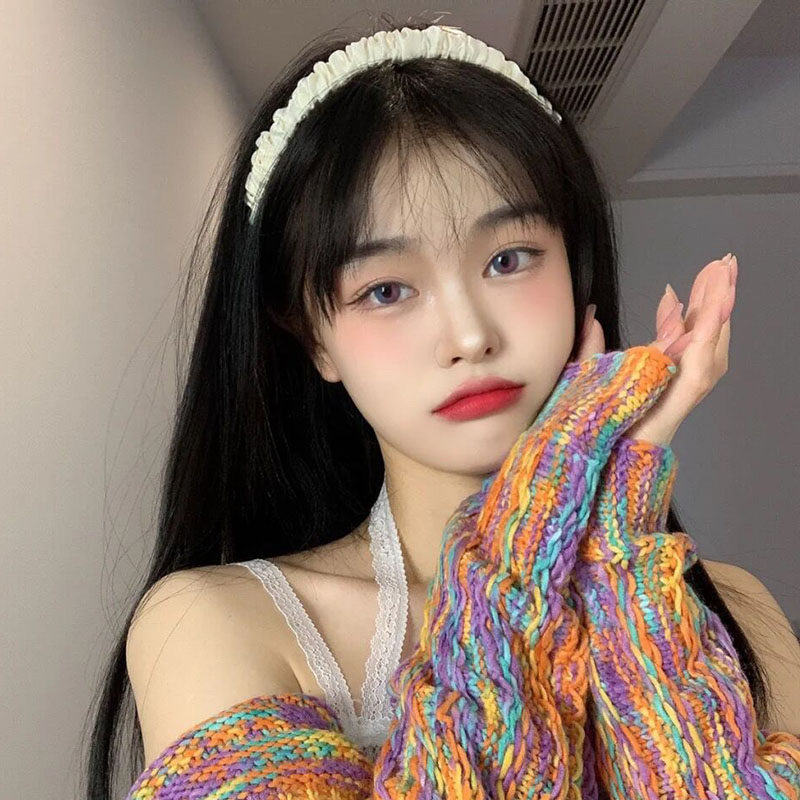 仙女桑蚕丝防脱褶皱宽边发卡