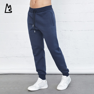 男装 长裤 加绒卫裤 休闲厚款 黑色 运动基础百搭束脚美式 magnlens新品