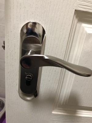 厚料单舌门锁房间防盗锁卫生间压把手实木卧室门锁插芯执手门锁