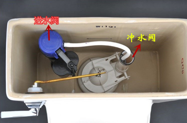 东鹏原厂马桶水箱配件 W1151 1161 1171坐便器进水阀 冲水阀下水