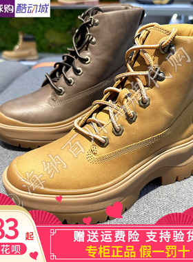 正品添柏岚Timberland女款2024冬款运动休闲户外复古马丁靴A295J