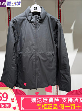 卡帕背靠背Kappana男款2026冬款运动休闲立领棉服外套K0G72MM51