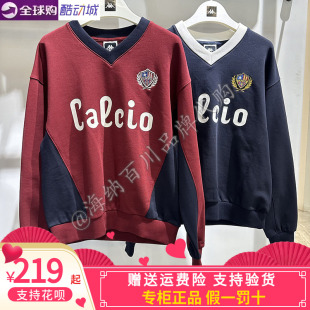 女子运动休闲针织套头卫衣K0F22WT01 新款 正品 卡帕kappa2025春季